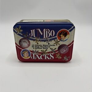 Jacks Metal Game Set - Red and Blue